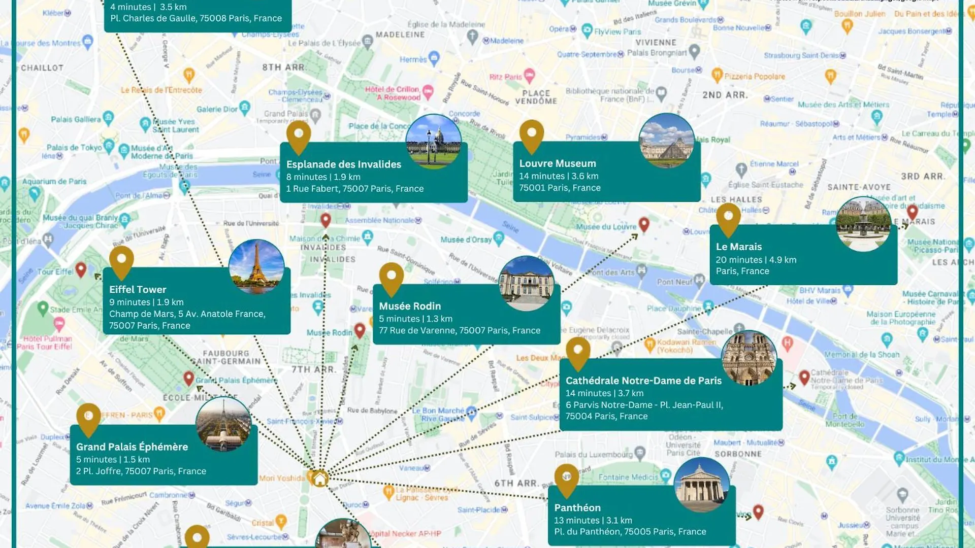 Le Bertrand - Cosy - 7 Pers- Invalides-Tour Eiffel Lejlighed Paris